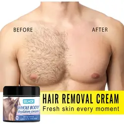 EELHOE Semi-permanent Hair Removal Cream Pansly Hair Off Hair Removal Cream Hair Depilatory Beard Legs Painless Hair Remover