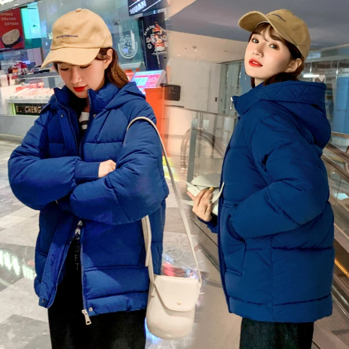 And Fall Winter Insulin Super Fire Bread Suit Female Loose Students Korean Edition Short-style Cotton Clothing Down Cotton