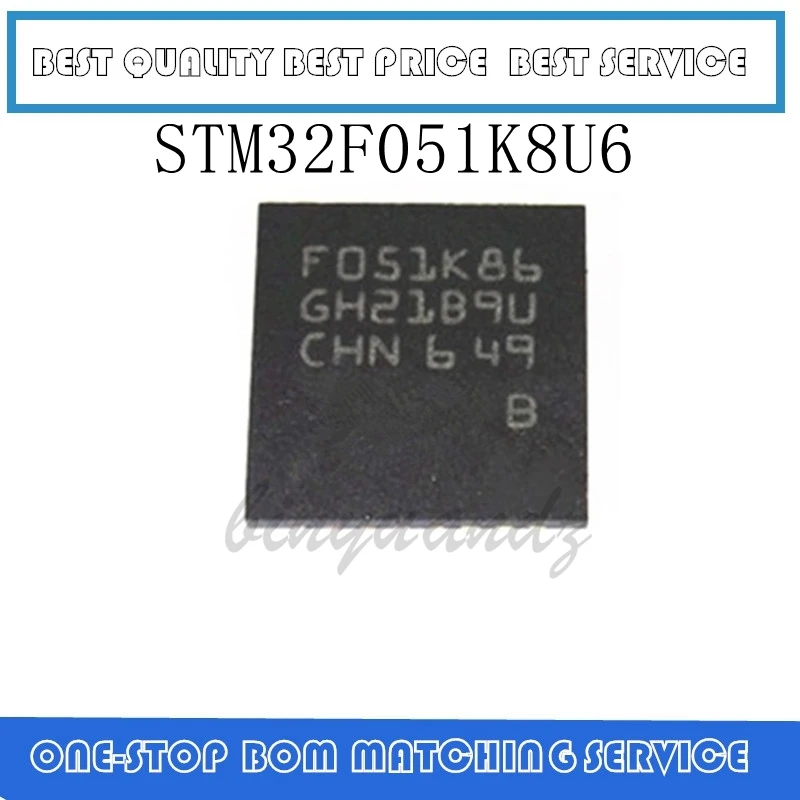 10 шт./лот STM32F051K8U6 QFN32 051K8U6 F051K86 оригинальный аутентичный|Аксессуары для батарей и