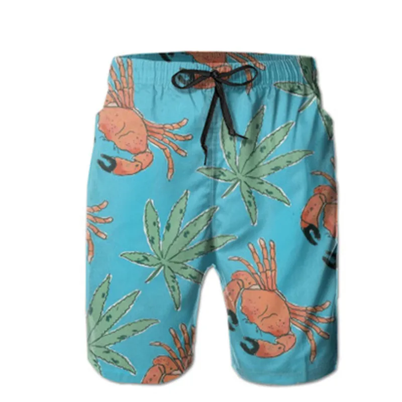 Mens Swimming Shorts Quick Dry Beach Shorts Printing Swimwear Men Summer Seaside Swimshorts Surf Sports Board Shorts Men Trunks