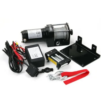 

DIY 12V Electric Winch 3000lb Load Capacity ATV Trailer Truck 10.5m Winching Cable Permanent Magnet,1.1kw/1.4hp