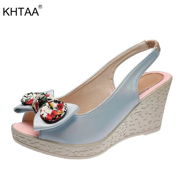 ladies slip on wedges