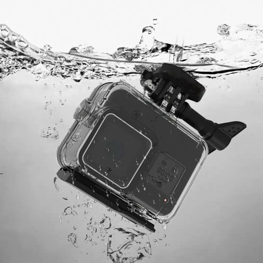 60 м Корпус для GoPro HERO 8 черный жесткий защитный чехол для Go Pro Hero8 аксессуары для спортивной камеры