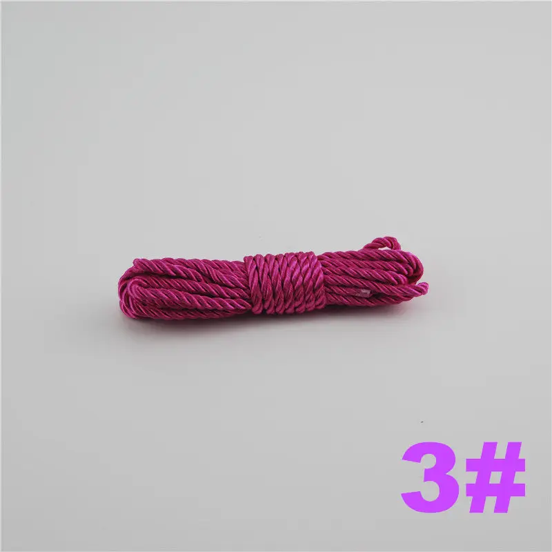 FASMILEY DIY Cord Jewelry findings 3 мм плетеный Канат мульти сплошной Цвет витая нить DIY аксессуары строка товарами на расстоянии до 20 м DS217 - Цвет: 3