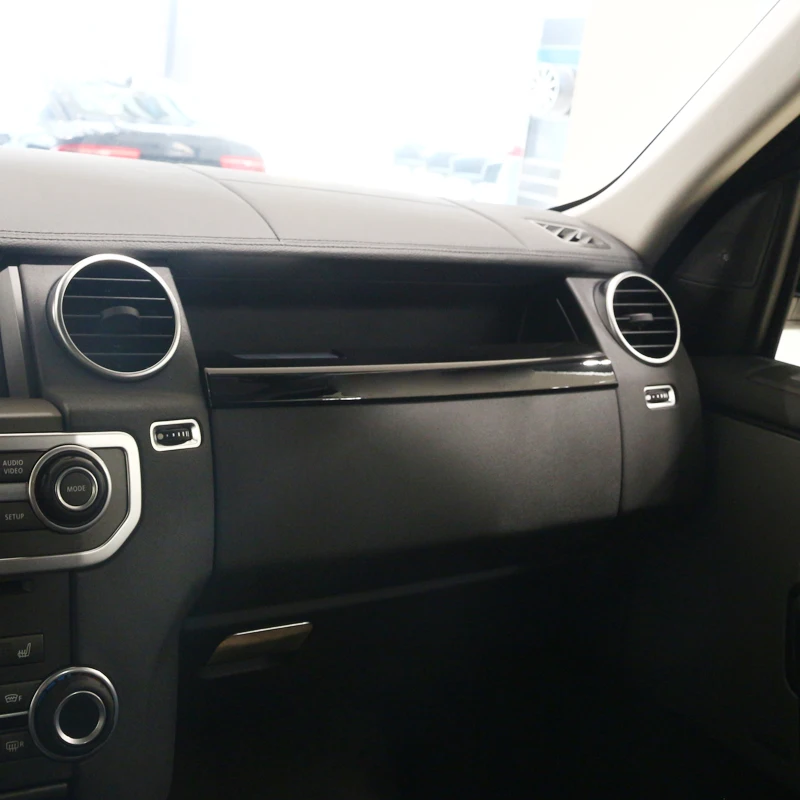 1 шт. для Land Rover Discovery 4 LR4 2010- ABS салона автомобиля бардачок молдинги крышка отделка Аксессуары