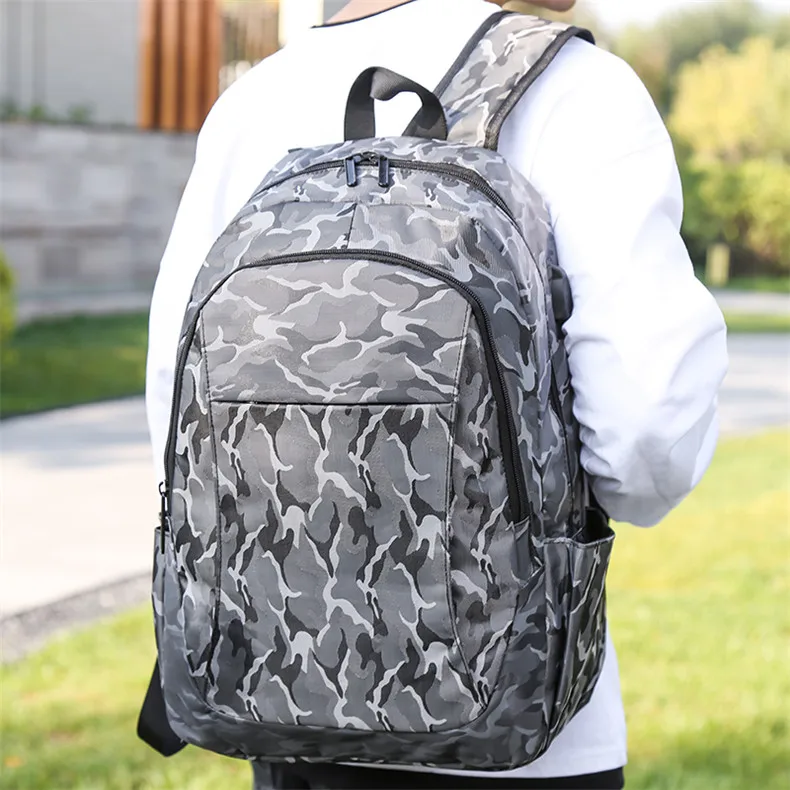 JI HAO, фирменный дизайн, нейлоновый рюкзак на молнии, сумка для компьютера, повседневный мужской Школьный рюкзак, сумки для колледжа, высокое