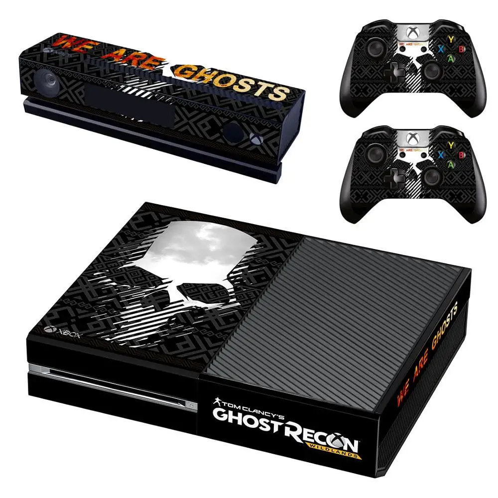 GSTM2854 Наклейка Ghost Recon wildland для Xbox One консоли и Kinect и 2 контроллеров для Xbox One - Цвет: GSTM2854