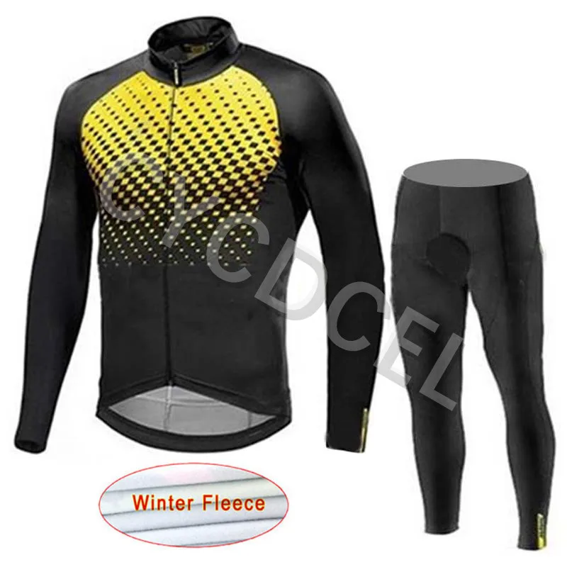 Cycling jersey 12 MAVIC одежда для велоспорта, зимний термальный флисовый комплект для велоспорта, одежда для гонок, Майо для горного велосипеда, одежда для велоспорта, Ropa Ciclismo - Цвет: Cycling jersey 12