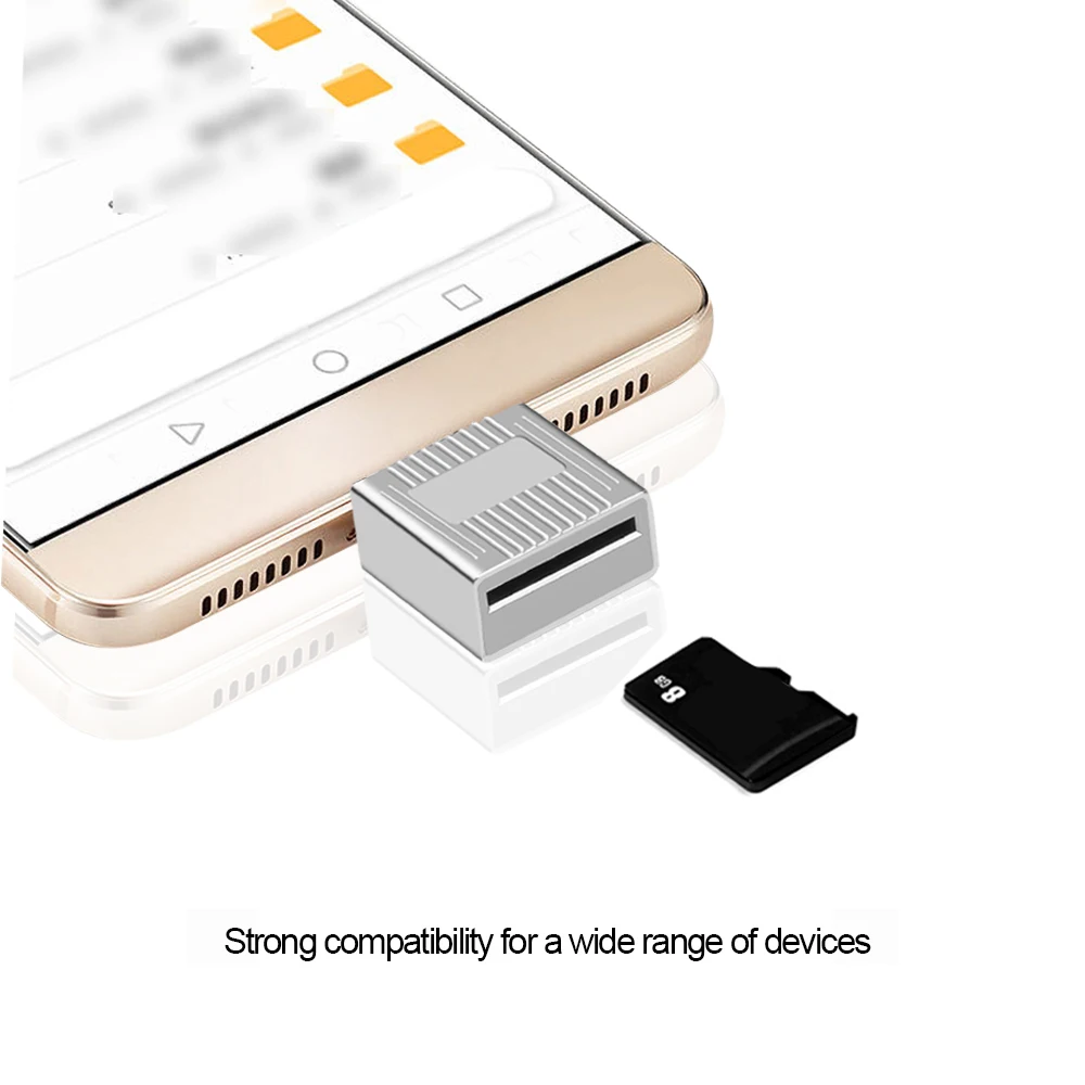 Kebidumei mini type C USB 3,1 Micro SD TF кард-ридер для Macbook или смартфона с интерфейсом type C