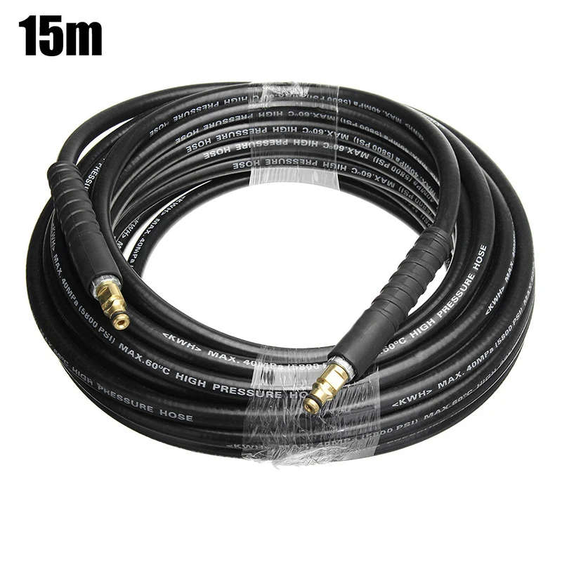 

15m Click Type High Pressure Washer Hose Cord Pipe Car Washer Water Cleaning Extension Hose for K-series