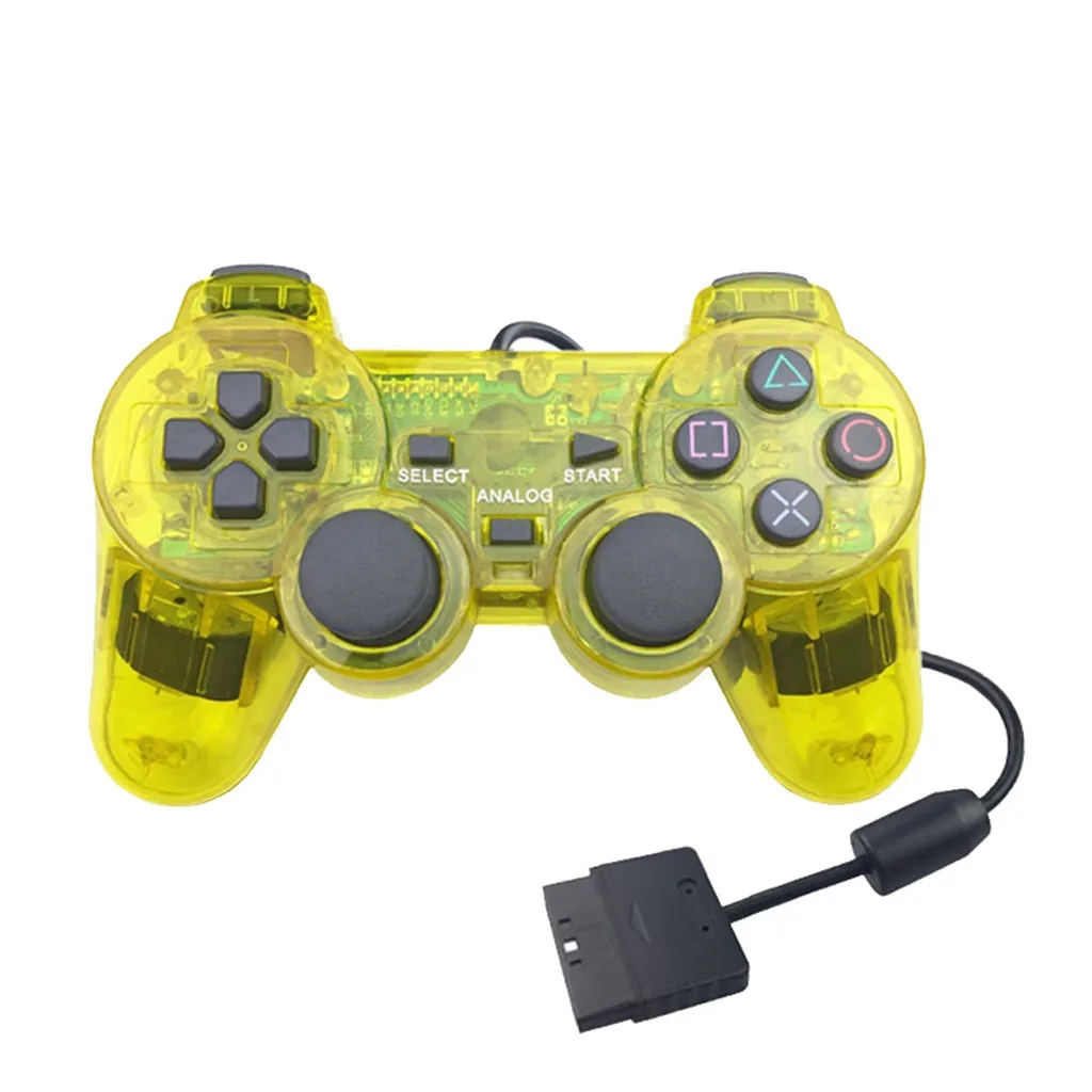 Беспроводной геймпад для sony PS2 контроллер для Dualshock 2 для playston2 консоль джойстик Bluetooth Джойстик прозрачный