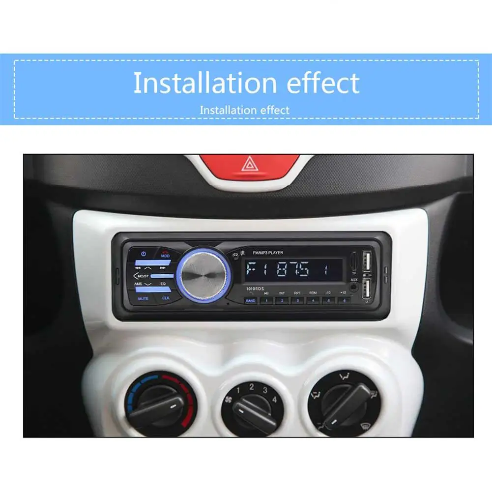 Новое поступление 12 В 1Din автомобильный Bluetooth стерео MP3-плеер RDS fm-радио USB вспомогательный приемник автомобильный аудио плеер