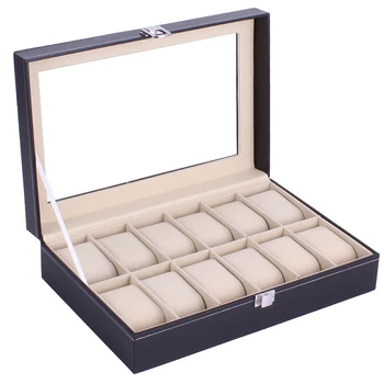 

12 Grid Watch Display Cabinet Watch Storage Box Jewelry Storage Box