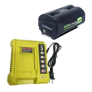 

40V Lithium Battery Charger For Green Works For Ryobi OP401/OP4040/OP4040A/OP4050A 40V Lithium-ion Battery Charger US Plug