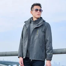 Мужская штурмовая куртка для улицы, большой размер, с капюшоном, матовый и толстый, настраиваемый логотип, водонепроницаемый, теплый женский лыжный костюм