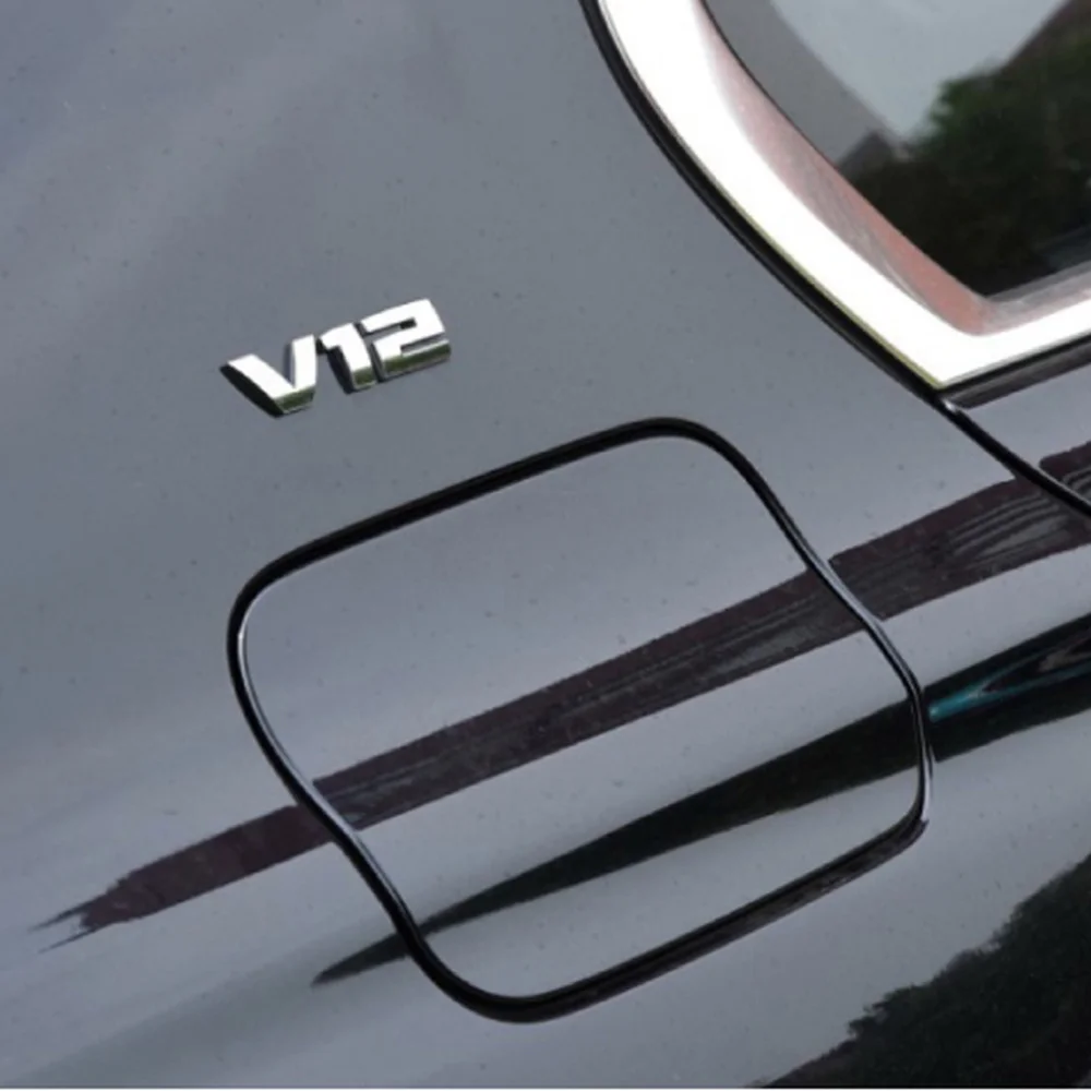DSYCAR 1 шт. Модный 3D металлический V12 автомобильный боковой брызговик задний