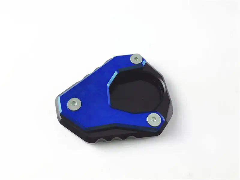 NINJA 400 Мотоцикл с ЧПУ Алюминиевый подножка боковая подставка удлинитель опорная пластина Накладка для KAWASAKI NINJA400 NINJA 400 - Цвет: Синий