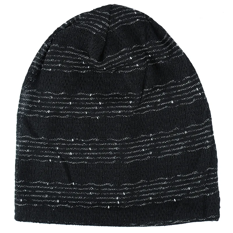 YSDNCHI, мягкие, теплые шапки, для девушек, хлопковая шапка, новинка, Skullies, в полоску, шапочки, шапка, для женщин, хлопок, женские шапочки, модные, весна, осень, шапки