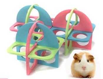

Hamster Ladder Exercise Fitness Toys Climb Sport Small Pets Activity Squirrel Chinchilla Guinea Pig Products Colorful Cage Decor