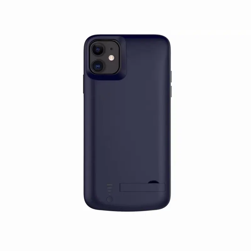 Чехол для портативного зарядного устройства для iphone 11 6000 мАч, внешний аккумулятор, запасная зарядка, чехол для iphone 11 - Цвет: Navy