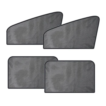 

Car Sunshade UV Protector Front Rear Side Window Curtain Sun Shade Fit Most of Vehicle netic
