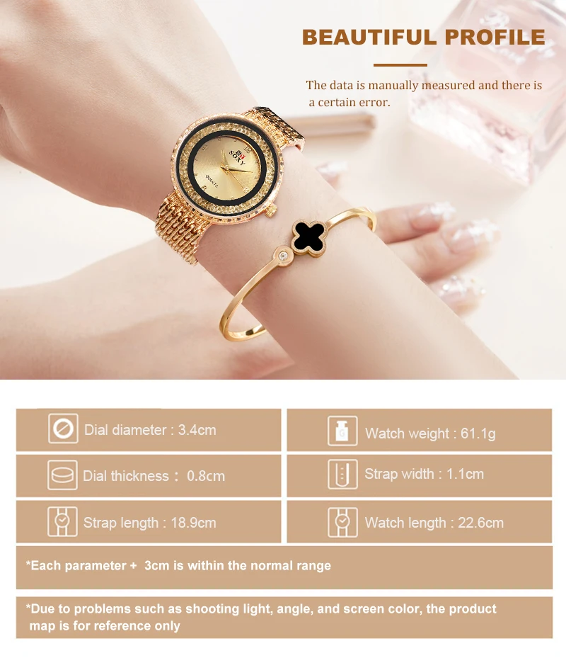 Женские часы Лидирующий бренд Роскошные женские Кристальные кварцевые часы с механизмом из нержавеющей стали наручные часы Relogio Feminino