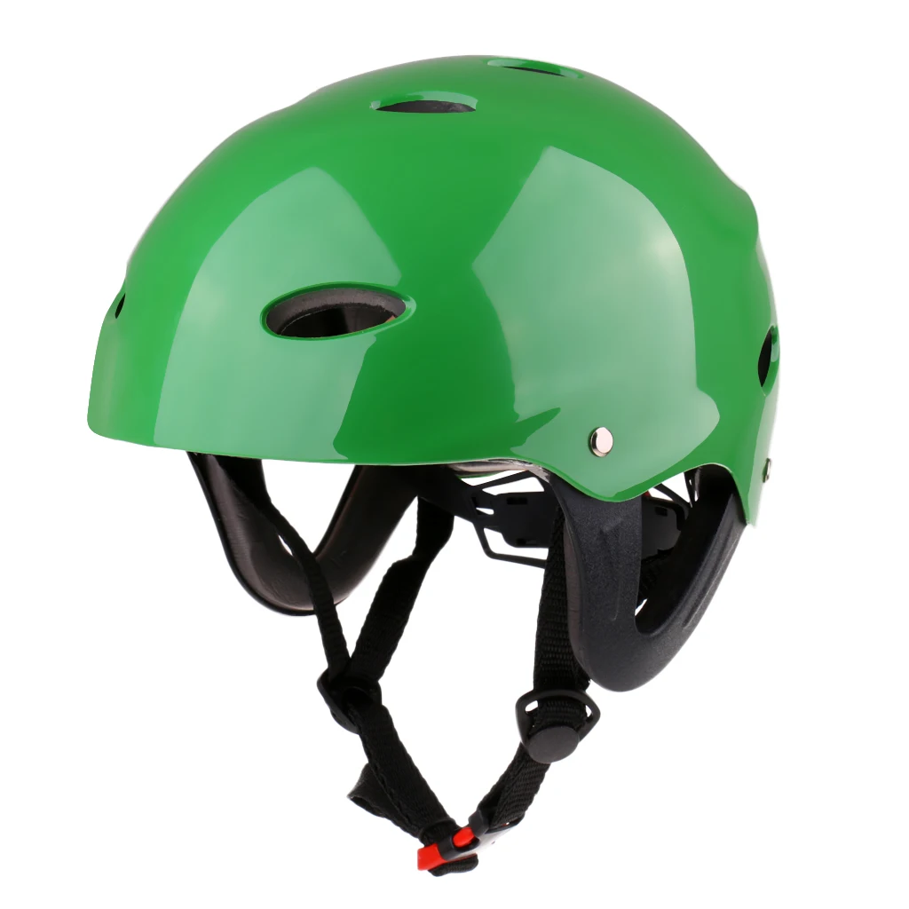 Water Sports Wakeboard Kayak Canoe Safety Helmet with Ear Protector Water Sports Rowing Boats Wakeboarding Water Ski Jet Skiing