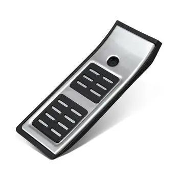 

Steel Footrest Dead Pedal Cover For 2018 2019 Audi Q5 Accessories Foot Rest Pad