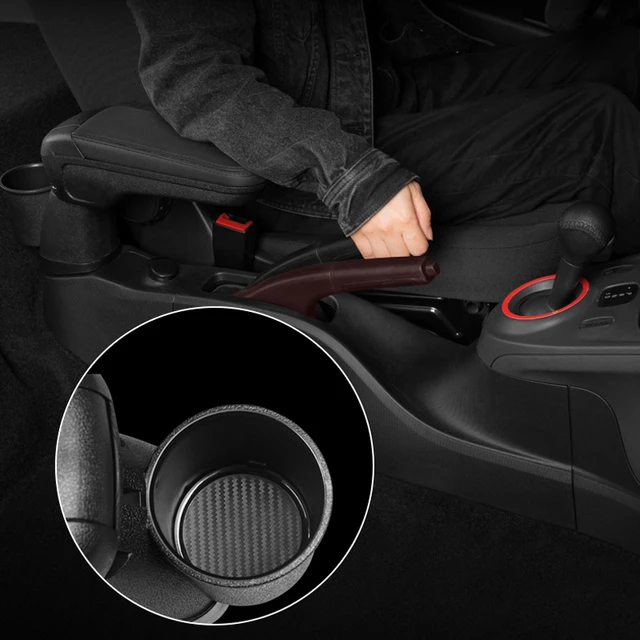 Premium armrest with storage for Smart ForTwo - ForFour New in black Real  leather.