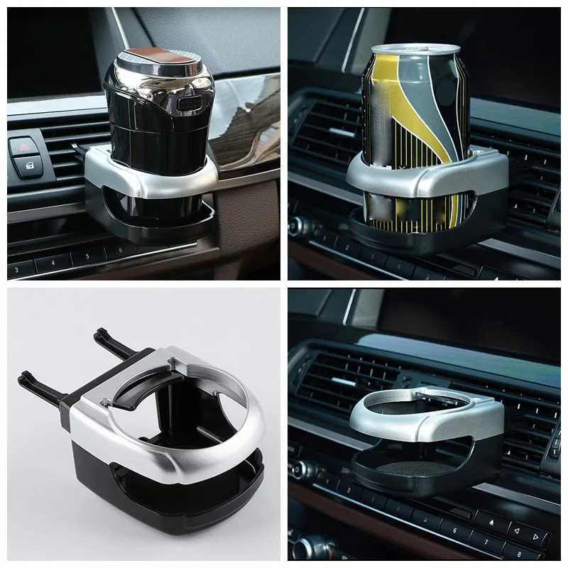 

Car Drink Cup Holder Air Condition Vent Clip Water Bottle Coffee Cup Stand Auto Air Outlet Clip-on Bracket Accessories