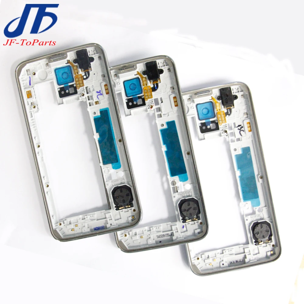 10 шт. ЖК Средний пластинчатый Корпус Замена для Samsung Galaxy S5 mini i9600 G900/S4 mini G800/рамка крышка камеры