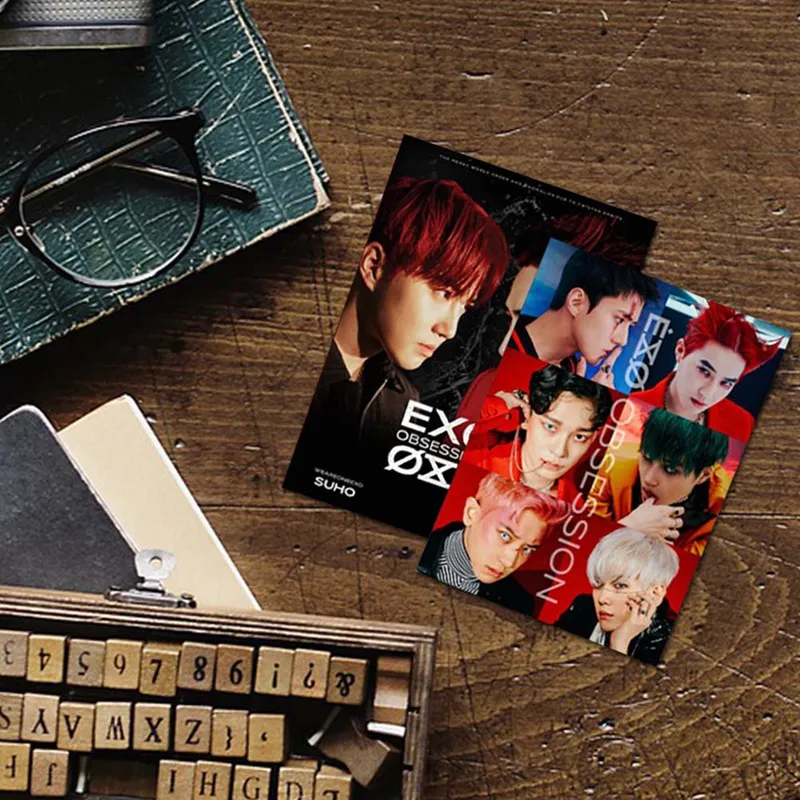 KPOP EXO 6 й альбом официальный A5 ноутбук вентиляторы Подарочная коллекция