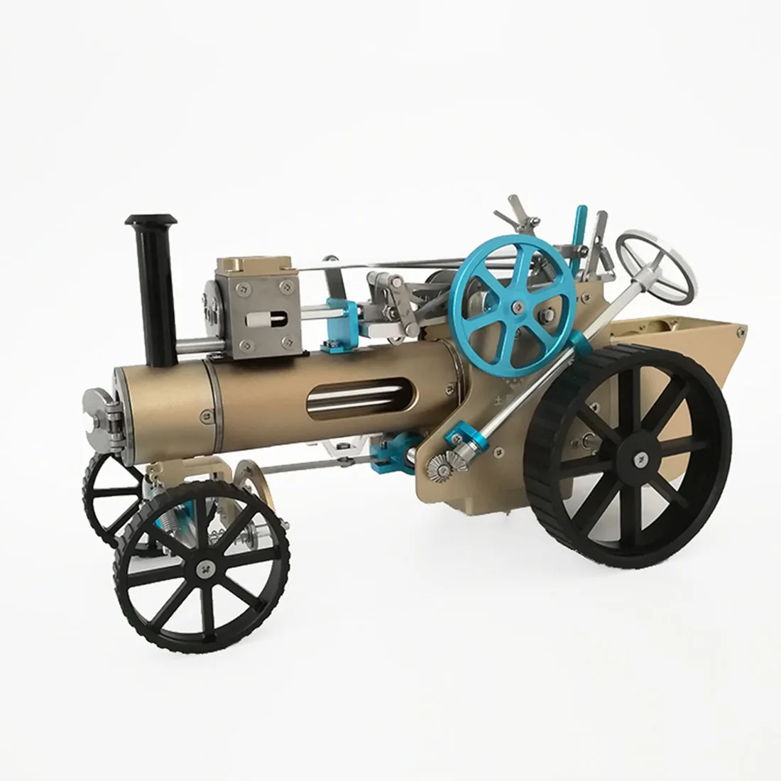 Creative All-Metal Retro Car Model High Challenge Assembled Electric Model Kit