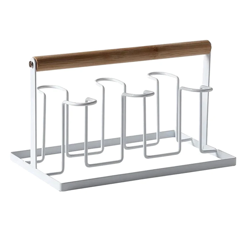 Держатель для стаканов Mosodo железная Бытовая портативная Полка сушки кофейных