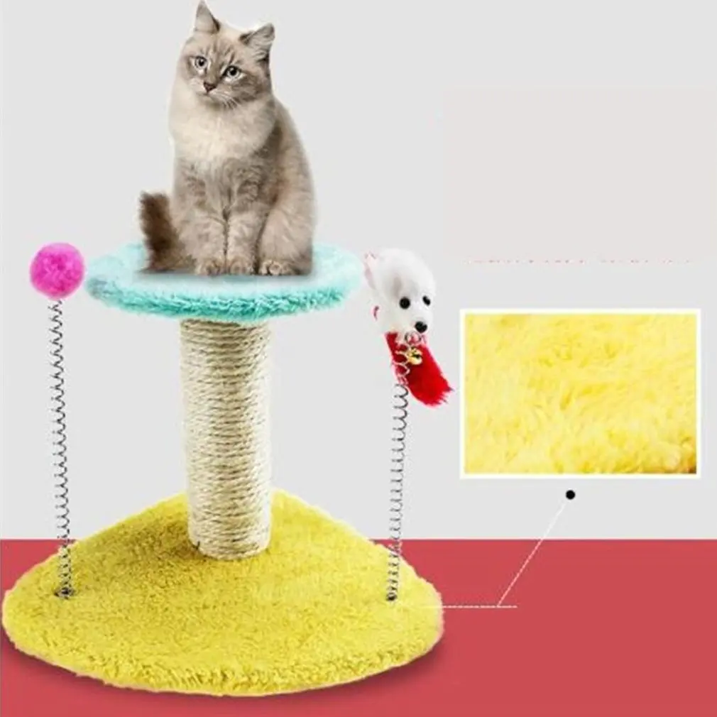 Игрушки для домашних животных игрушечная башня с кошачьим деревом треугольное