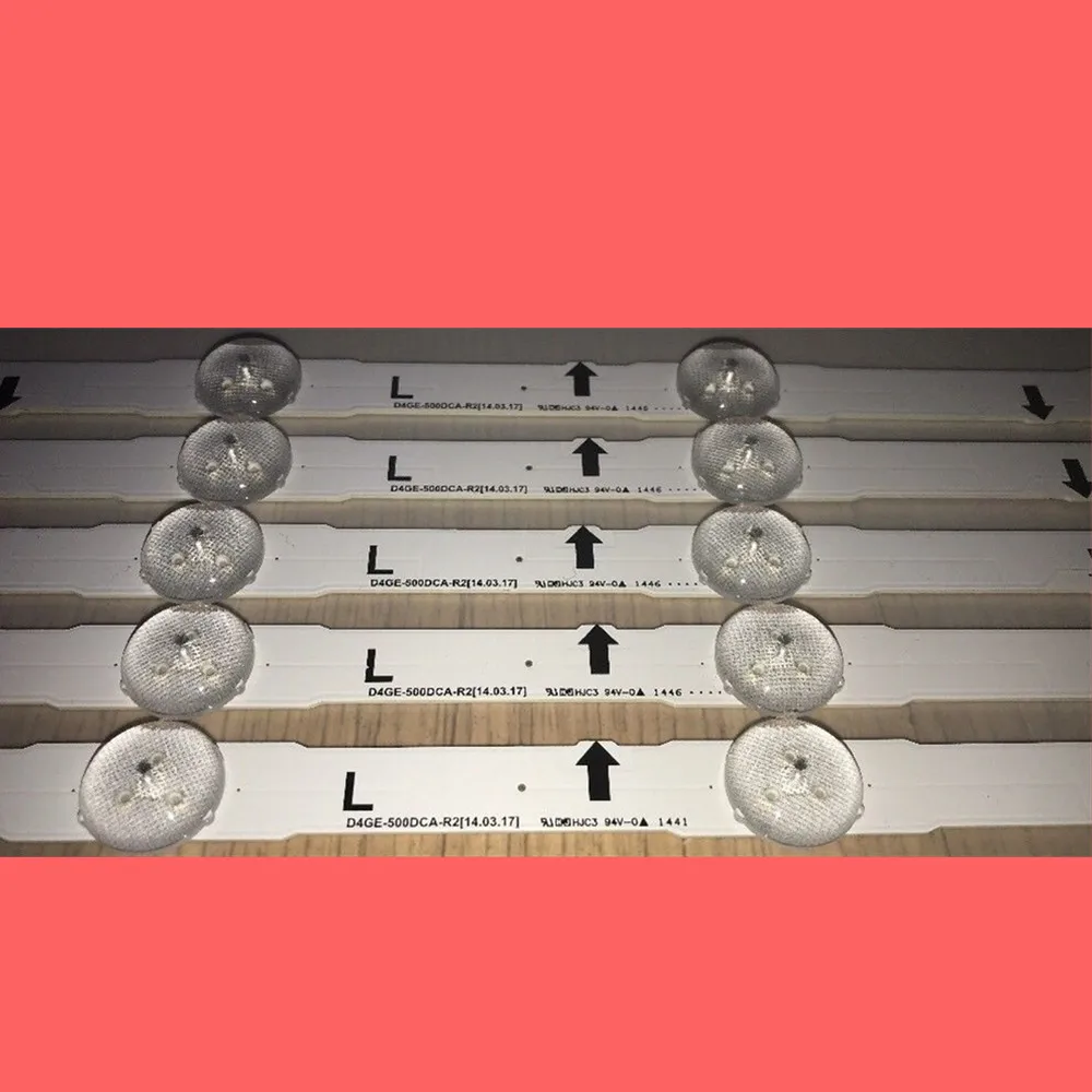 

12pcs LED backlight strip 12 lamp for Samsung 50"TV 2014SVS50_3228 D4GE-500DCA-R2 D4GE-500DCB-R2 UE50H6350 UN50J5500AF UE50H6200