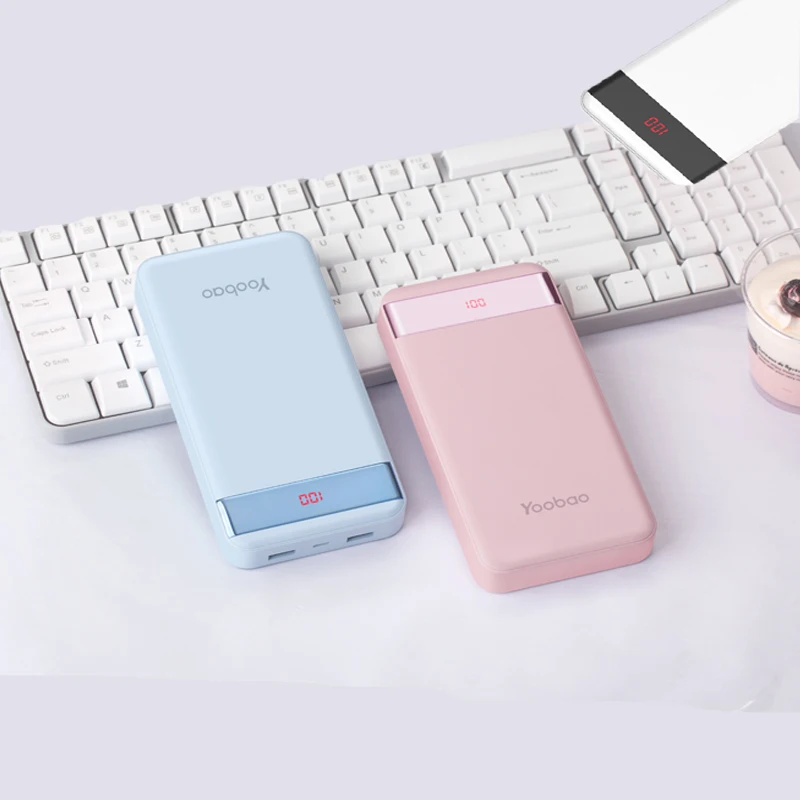 Портативное зарядное устройство Yoobao M20Pro 20000 мАч два выхода USB/вход (вход Lightning и