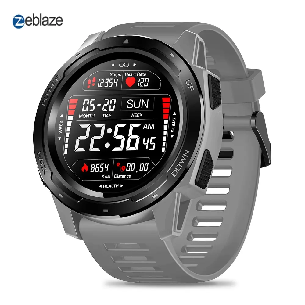 Zeblaze VIBE 5 Bluetooth Smart Watch Heart Rate Monitor Waterproof Bracelet Fitness Tracker Pedometer Digital Wrist | Электроника