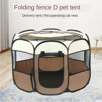 

Portable Outdoor Kennels Fences Pet Tent Houses For Small Large Dogs Foldable Playpen Indoor Puppy Cage Dog Crate Delivery Room