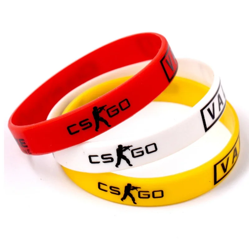 csgo игра Силиконовый браслет игра резиновые диабетические браслеты