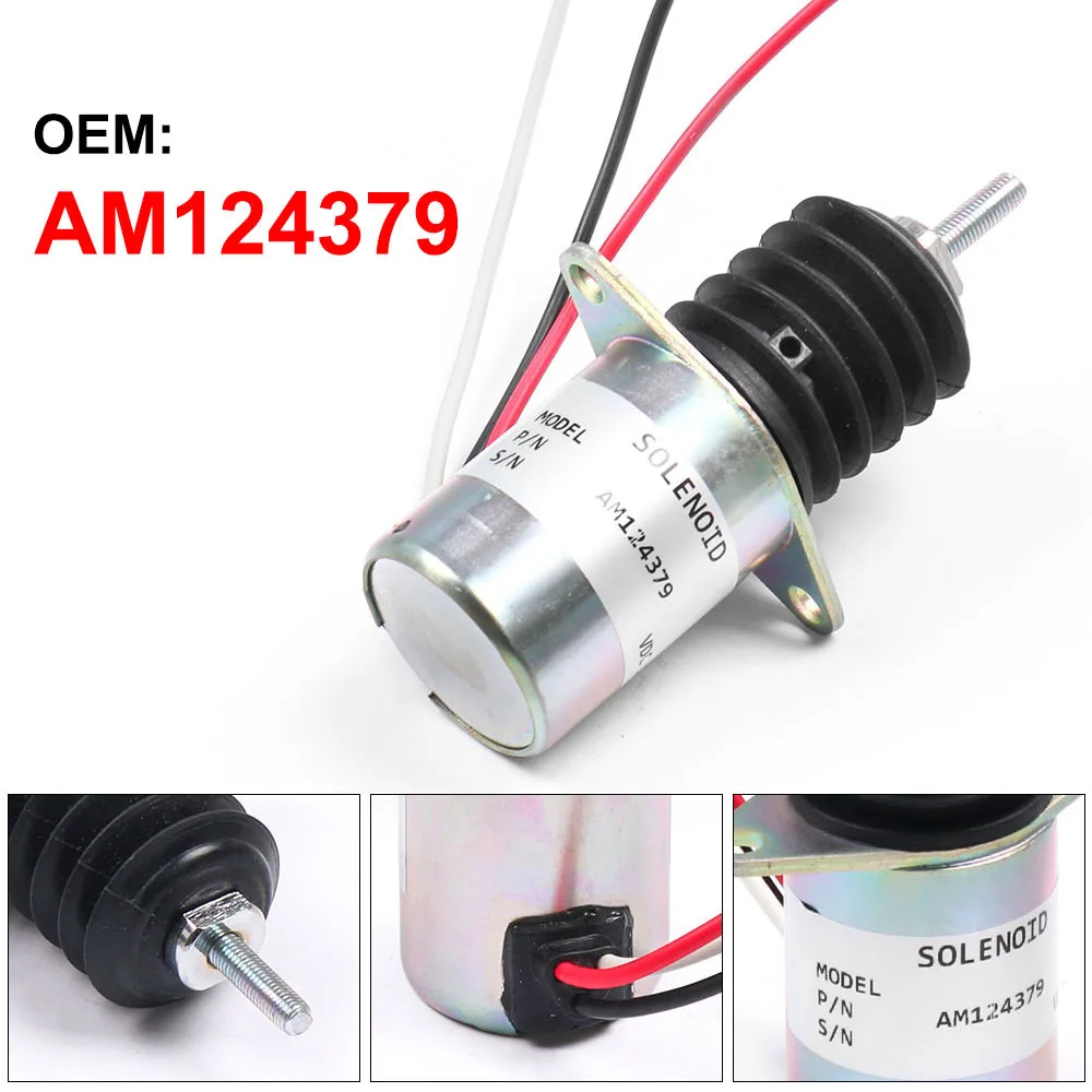 12V Magnet Ausschalten AM124379 Magnetventil Stoppen Ersatzsatz Neu 12V Magnet Ausschalten AM124379 Magnetventil Stoppen Ersatzsatz Neu