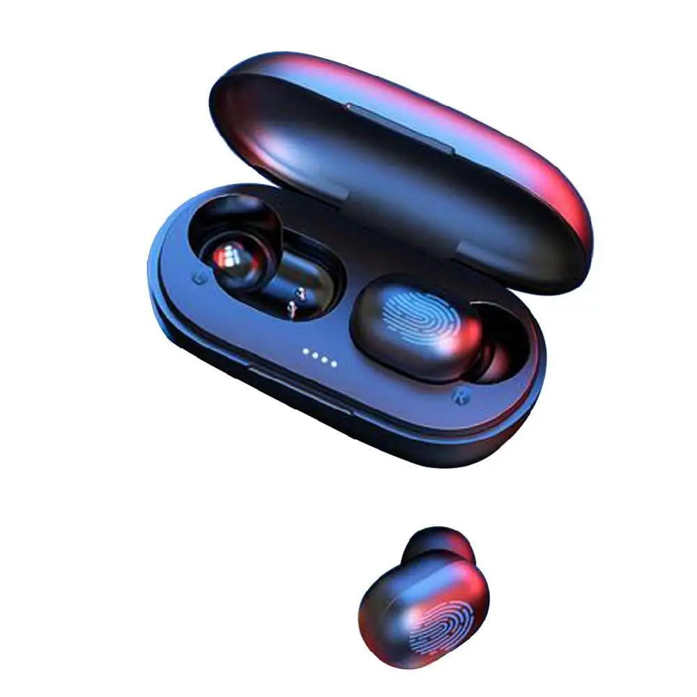 

Bluetooth Earphones True Wireless Headphones 5.0 TWS in-Ear Earbuds IPX5 Waterproof Mini Headset 3D Stereo Sound Sport Earpiece