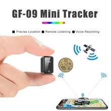 GF-09 мини Localizador gps трекер локатор поисковый брелок анти потеря аудио рекордер носимые устройства слежения для домашних животных детей