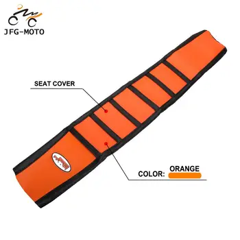 

Motorcycle Rubber Striped Leather Soft-Grip Gripper Soft Skin Seat Cover For KTM 125 250 144 150 250 350 450 SX SXF XC XCF XCW