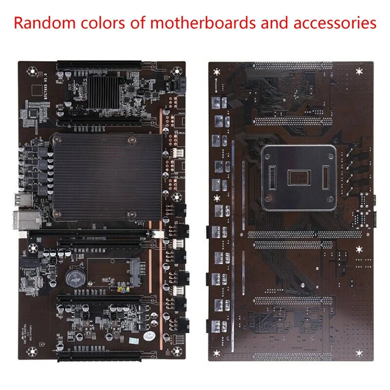 X79 H61 BTC Mining Motherboard LGA 2011 DDR3 Support 3060 3080 Graphics Card with E5 2603 CPU+RECC 4G DDR3 Memory motherboards computer