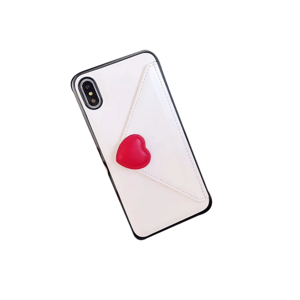 Чехол для телефона любовь конверт iPhone мобильный телефон оболочка Макс карта посылка 7 8 плюс для 6s защитный чехол XR анти-осень защита