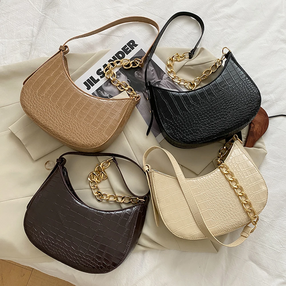 Women's Crescent Shoulder Bag – PU Leather Hobo Purse, Adjustable Crossbody Or Handbag - View #10