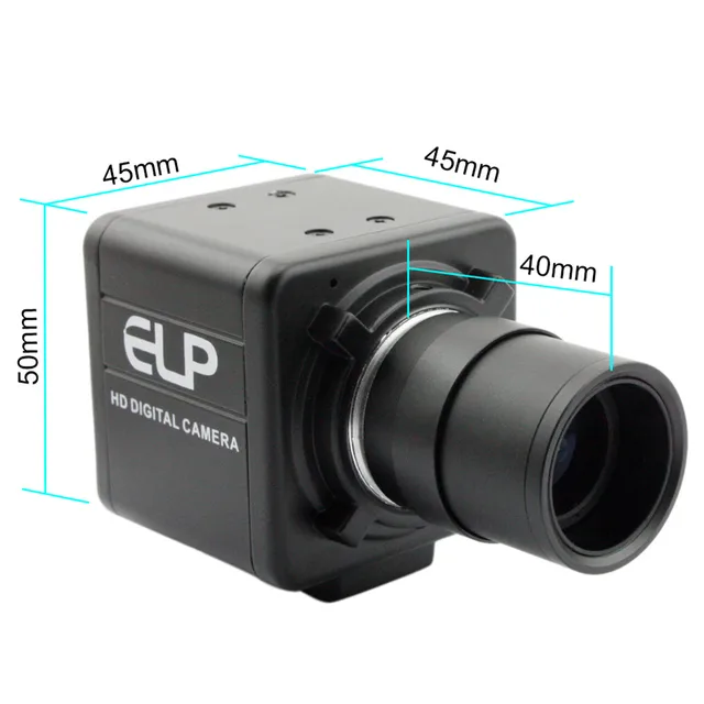 Elp 5 50mm Lens 8mp Usb Webcam With Cmos Imx179 Sensor For Android Linux Windows Industrial Video Mini Camcorders Aliexpress