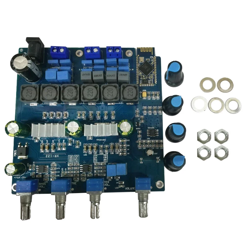 Mayitr 1 шт. TPA3116 2,1 Плата усилителя 20 Гц до 20 кГц Pro bluetooth 4,0 Класс D Цифровой усилитель плата 100 Вт+ 2*50 Вт