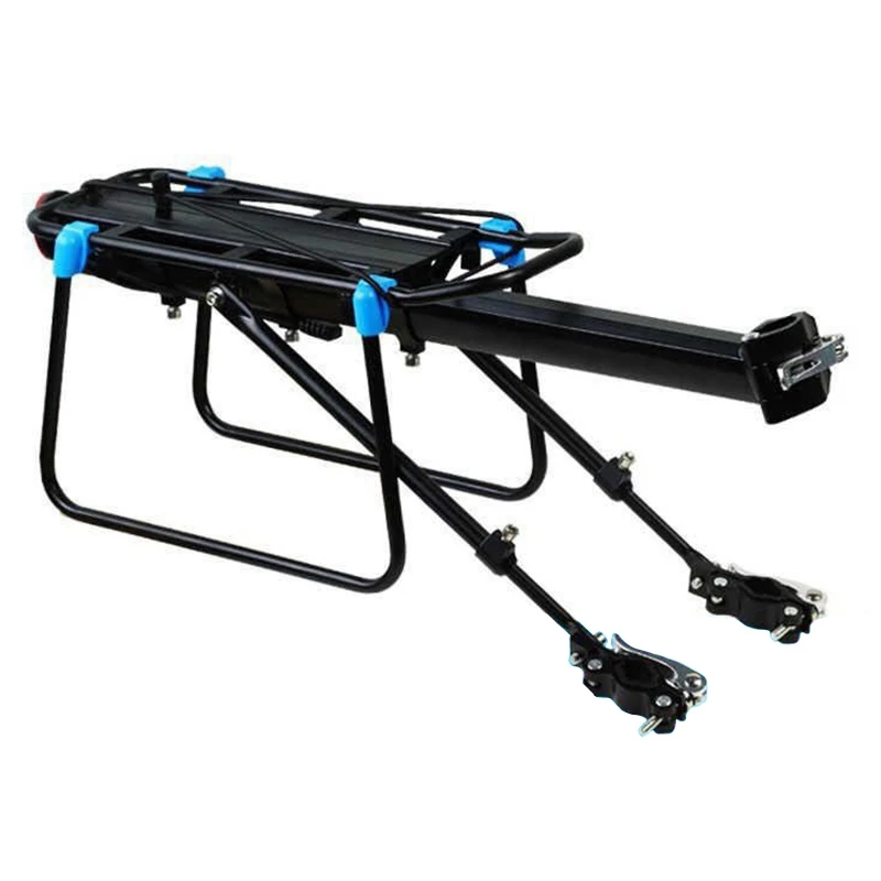 Discount Bike Luggage Carrier Aluminum Bicycle Cargo Racks Shelf Cycling Seatpost Bag Holder Stand Rack 2